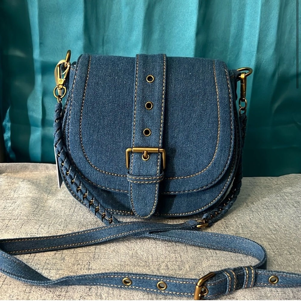 House of Harlow 1960 Blue Crossbody Bag